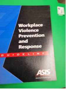 ASIS Workplace Violence Prevention and Response Guideline